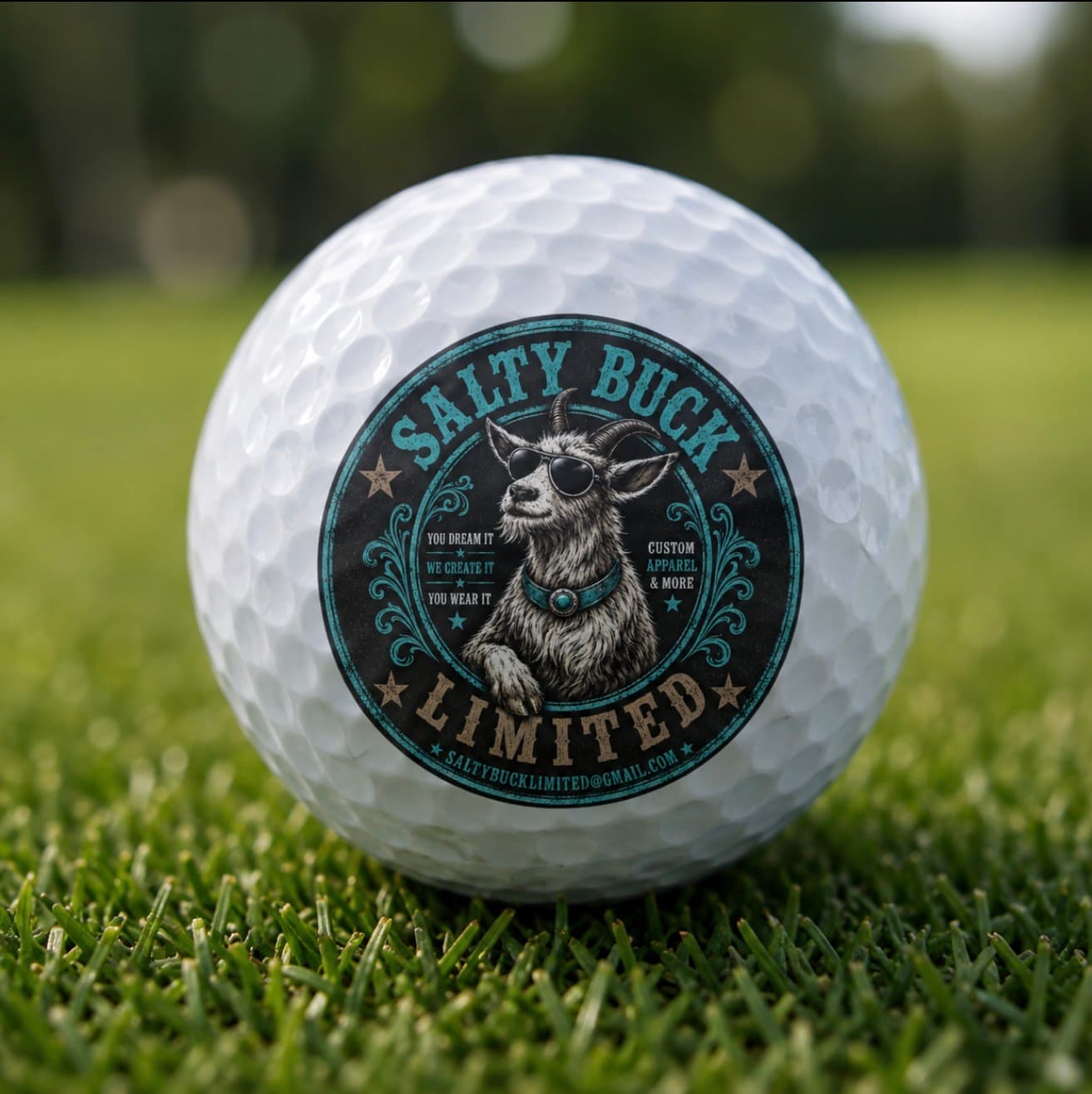 white golf ball